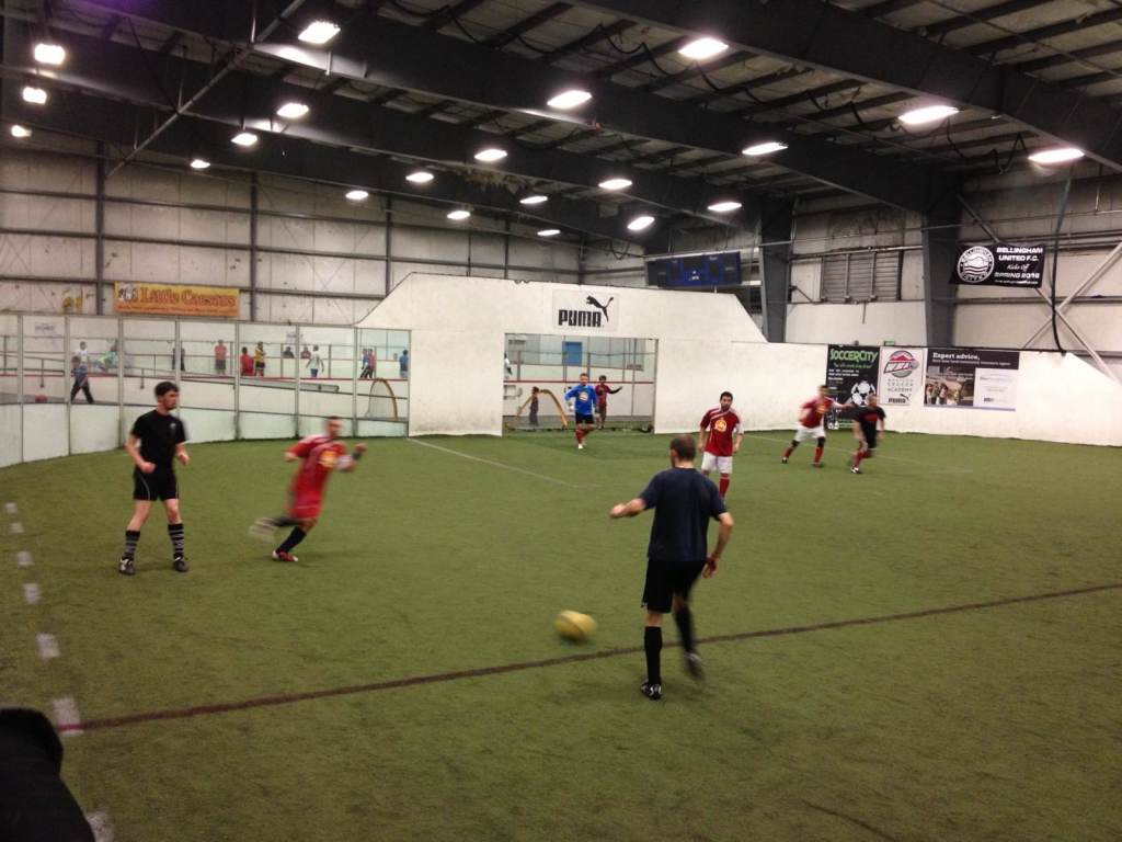 Carlo and Jake working in the offensive third.